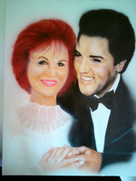 Portrait mit Elvis